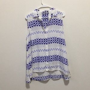 EQUIPMENT silk sleeveless top sz S